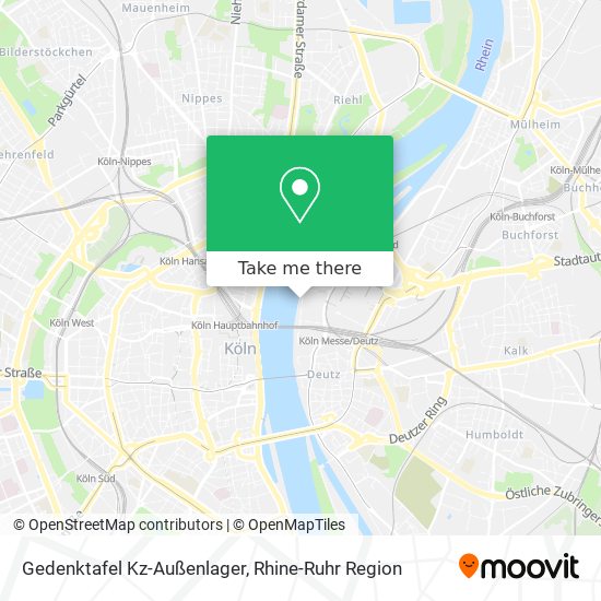 Gedenktafel Kz-Außenlager map
