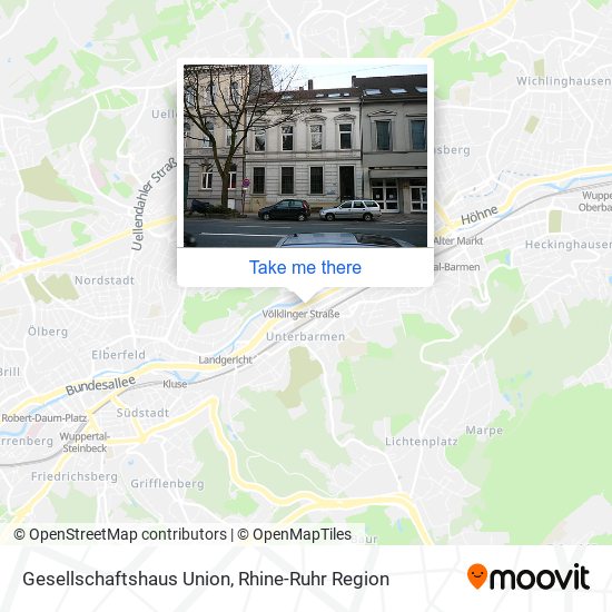 Gesellschaftshaus Union map