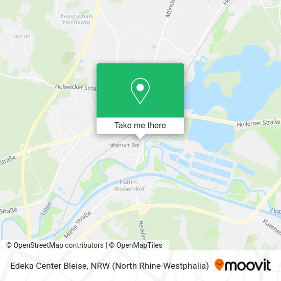 Карта Edeka Center Bleise