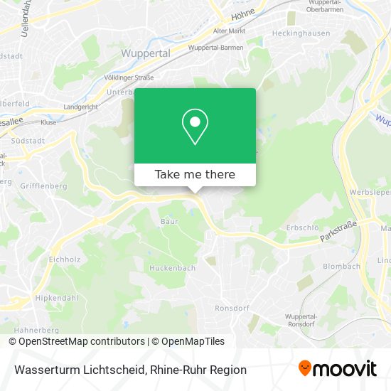 Wasserturm Lichtscheid map