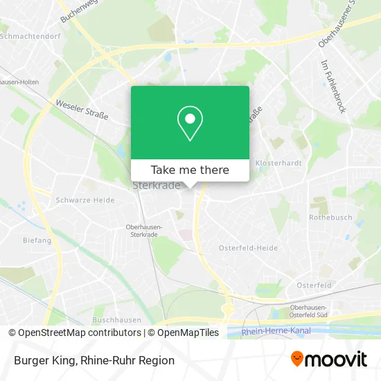 Карта Burger King