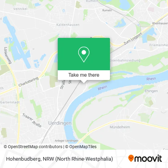 Карта Hohenbudberg