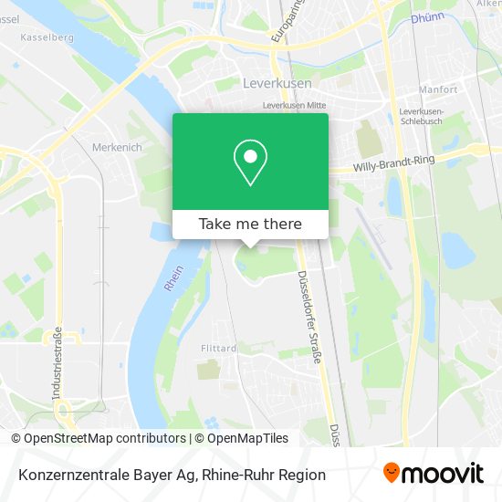 Konzernzentrale Bayer Ag map
