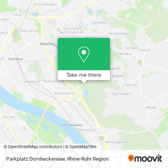 Parkplatz Dornheckensee map
