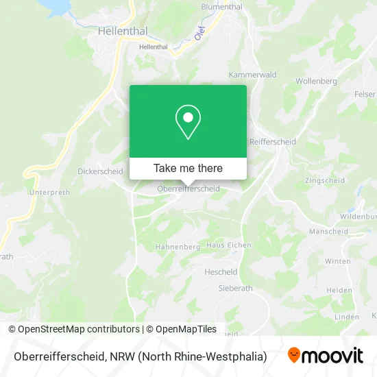 Oberreifferscheid map