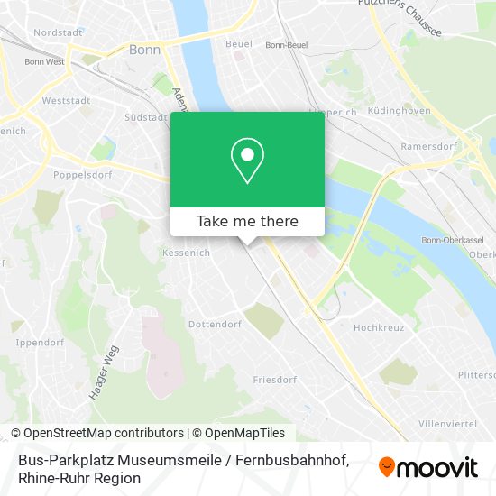 Bus-Parkplatz Museumsmeile / Fernbusbahnhof map