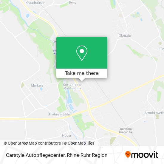 Carstyle Autopflegecenter map