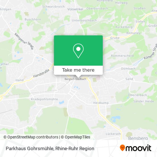 Parkhaus Gohrsmühle map