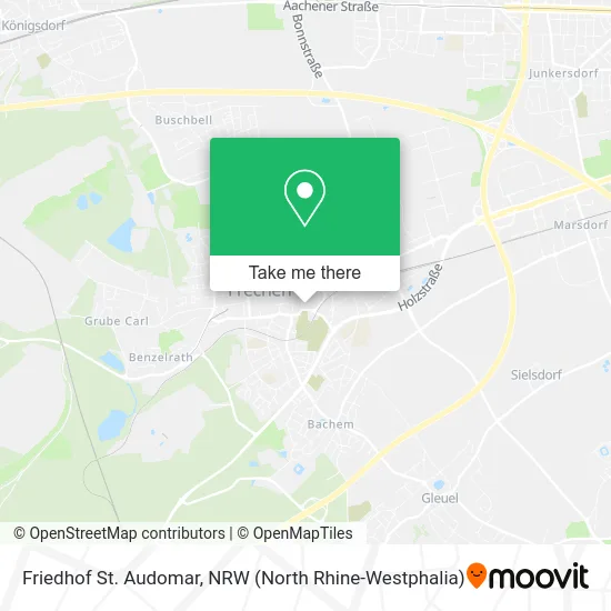 Friedhof St. Audomar map