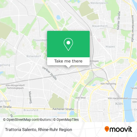 Карта Trattoria Salento
