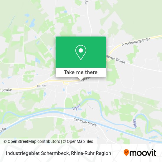 Industriegebiet Schermbeck map