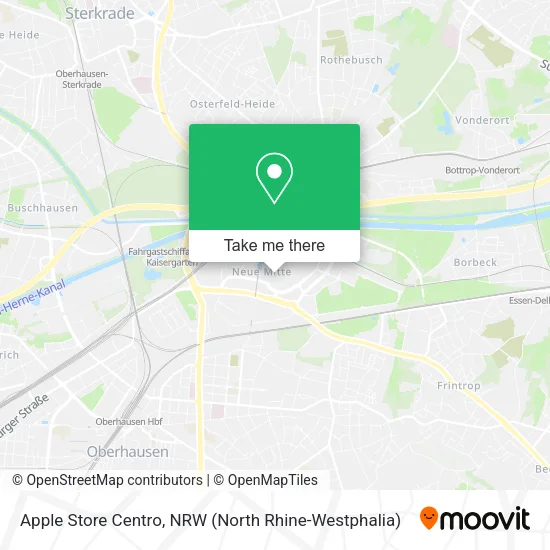 Карта Apple Store Centro