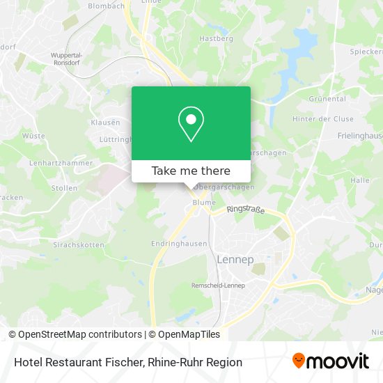 Hotel Restaurant Fischer map