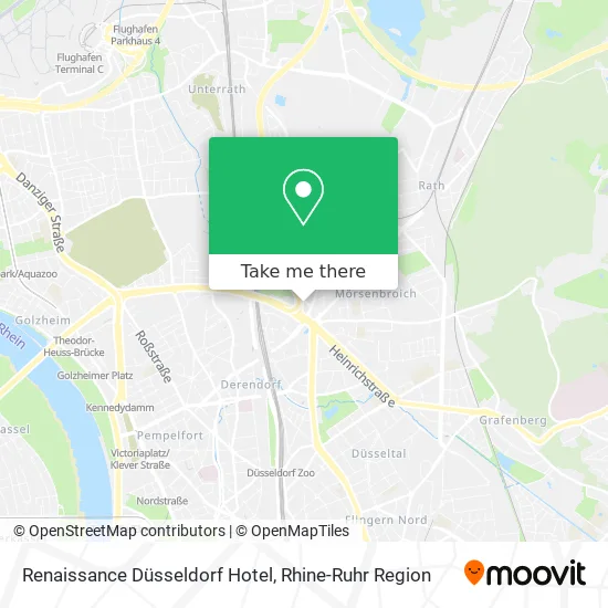 Renaissance Düsseldorf Hotel map