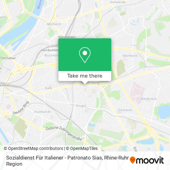 Sozialdienst Für Italiener - Patronato Sias map