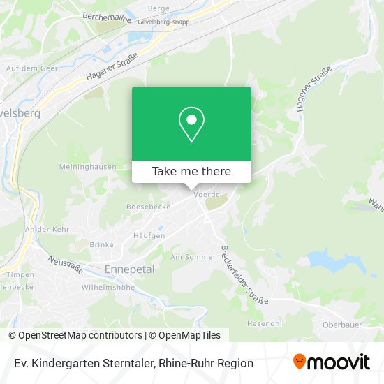 Ev. Kindergarten Sterntaler map