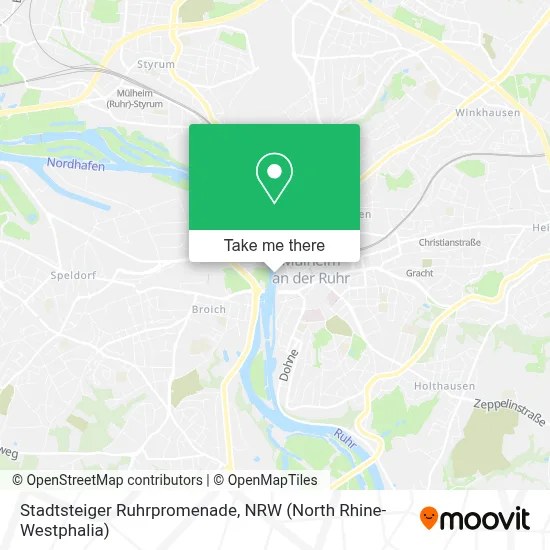 Stadtsteiger Ruhrpromenade map