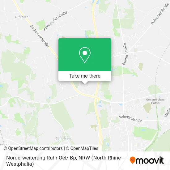 Карта Norderweiterung Ruhr Oel/ Bp