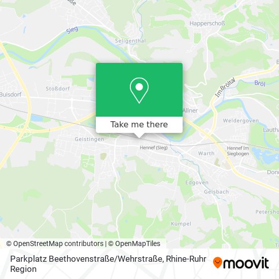 Parkplatz Beethovenstraße / Wehrstraße map