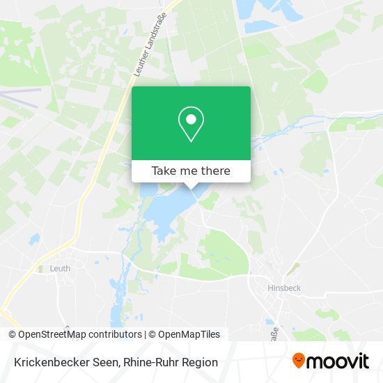 Krickenbecker Seen map