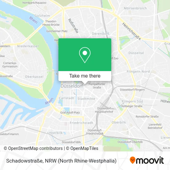 Карта Schadowstraße