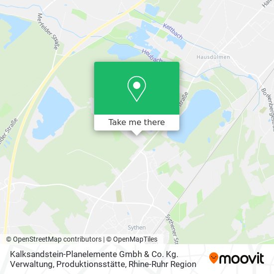 Kalksandstein-Planelemente Gmbh & Co. Kg. Verwaltung, Produktionsstätte map