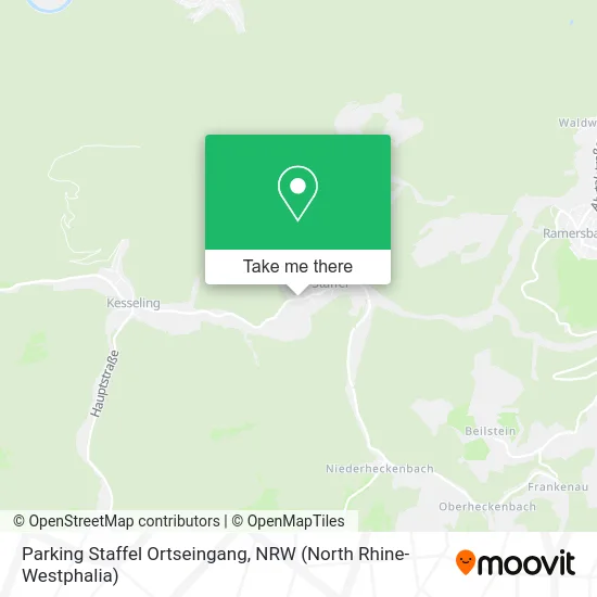 Карта Parking Staffel Ortseingang