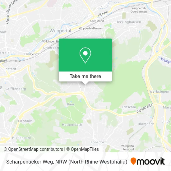 Карта Scharpenacker Weg