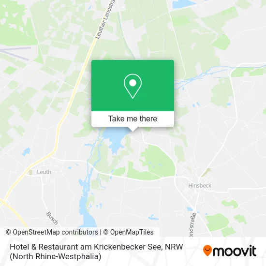 Hotel & Restaurant am Krickenbecker See map