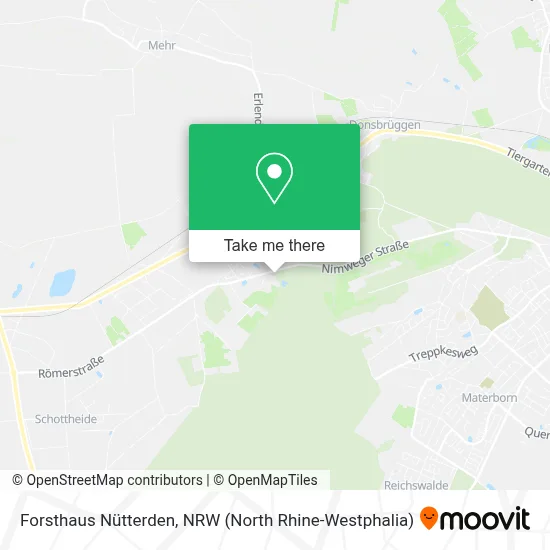 Forsthaus Nütterden map