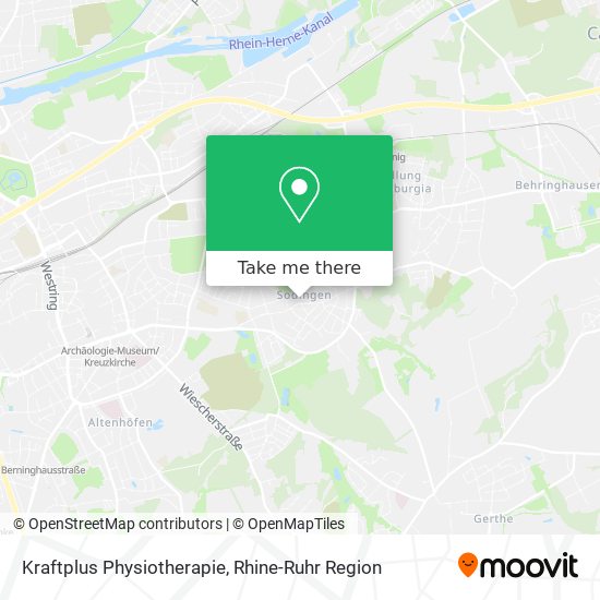 Карта Kraftplus Physiotherapie