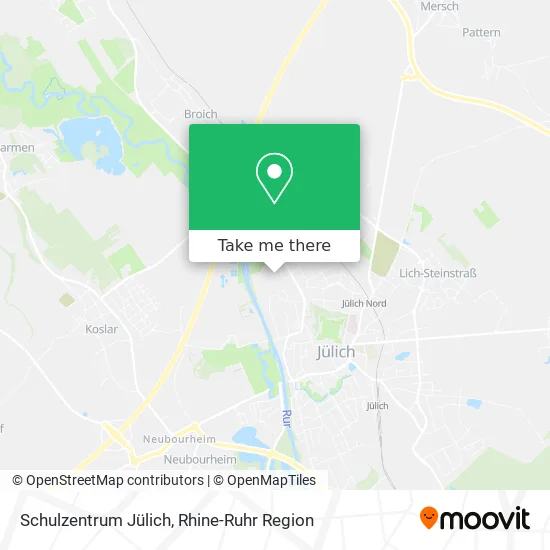 Карта Schulzentrum Jülich