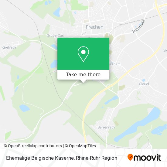 Ehemalige Belgische Kaserne map
