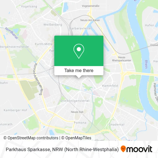 Parkhaus Sparkasse map