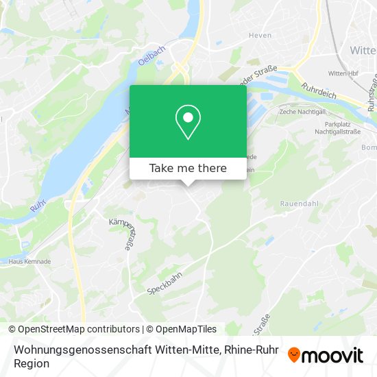 Wohnungsgenossenschaft Witten-Mitte map