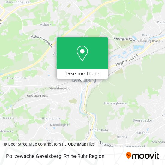 Polizewache Gevelsberg map