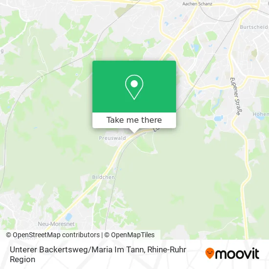 Карта Unterer Backertsweg / Maria Im Tann