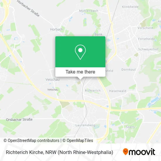Richterich Kirche map