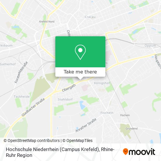 Hochschule Niederrhein (Campus Krefeld) map