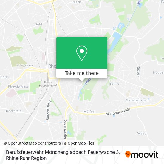 Berufsfeuerwehr Mönchengladbach Feuerwache 3 map