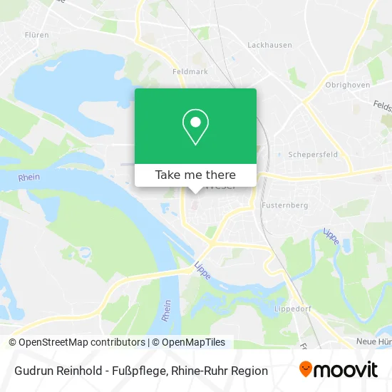 Карта Gudrun Reinhold - Fußpflege