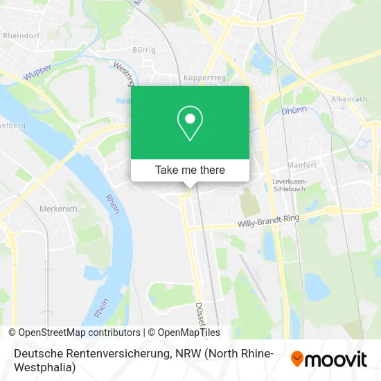 Карта Deutsche Rentenversicherung
