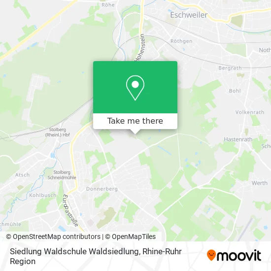 Карта Siedlung Waldschule Waldsiedlung