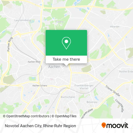 Novotel Aachen City map