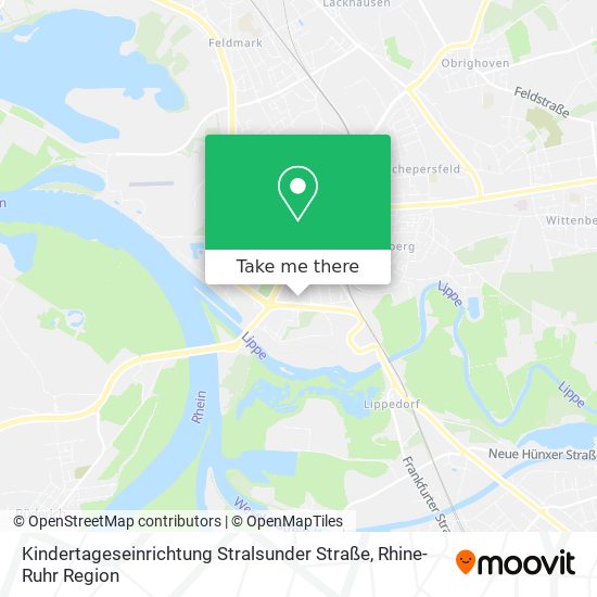 Карта Kindertageseinrichtung Stralsunder Straße