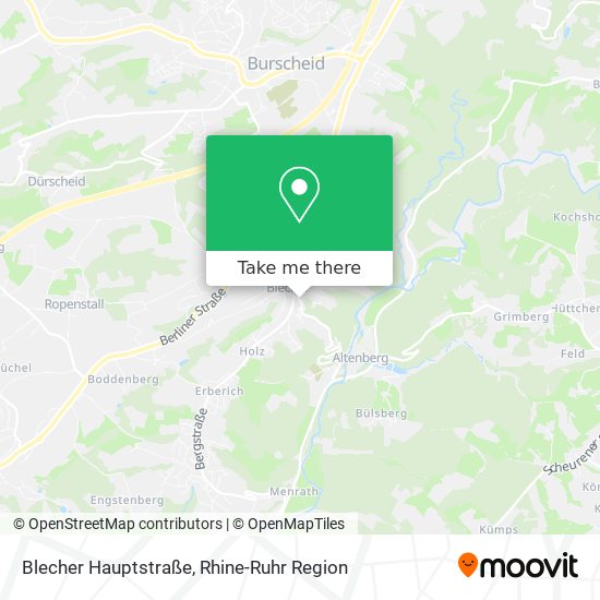 Blecher Hauptstraße map