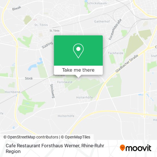 Cafe Restaurant Forsthaus Werner map