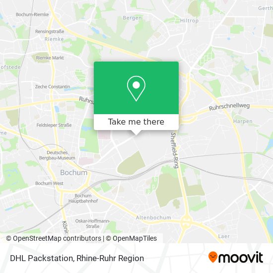 DHL Packstation map