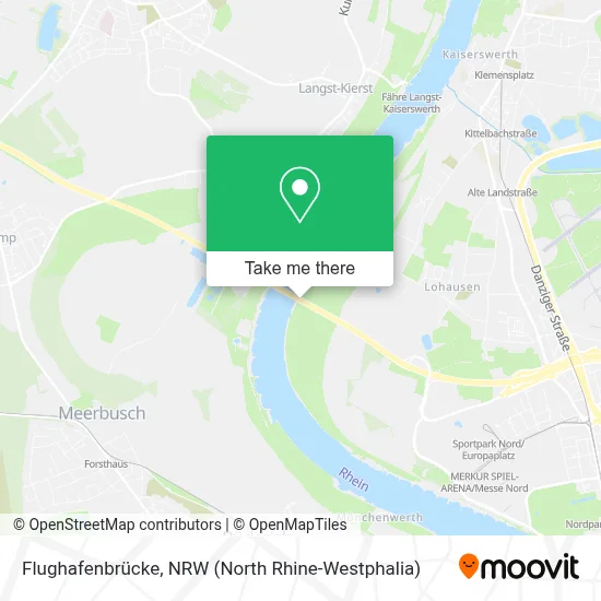 Flughafenbrücke map