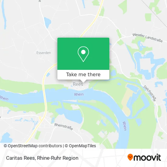 Карта Caritas Rees